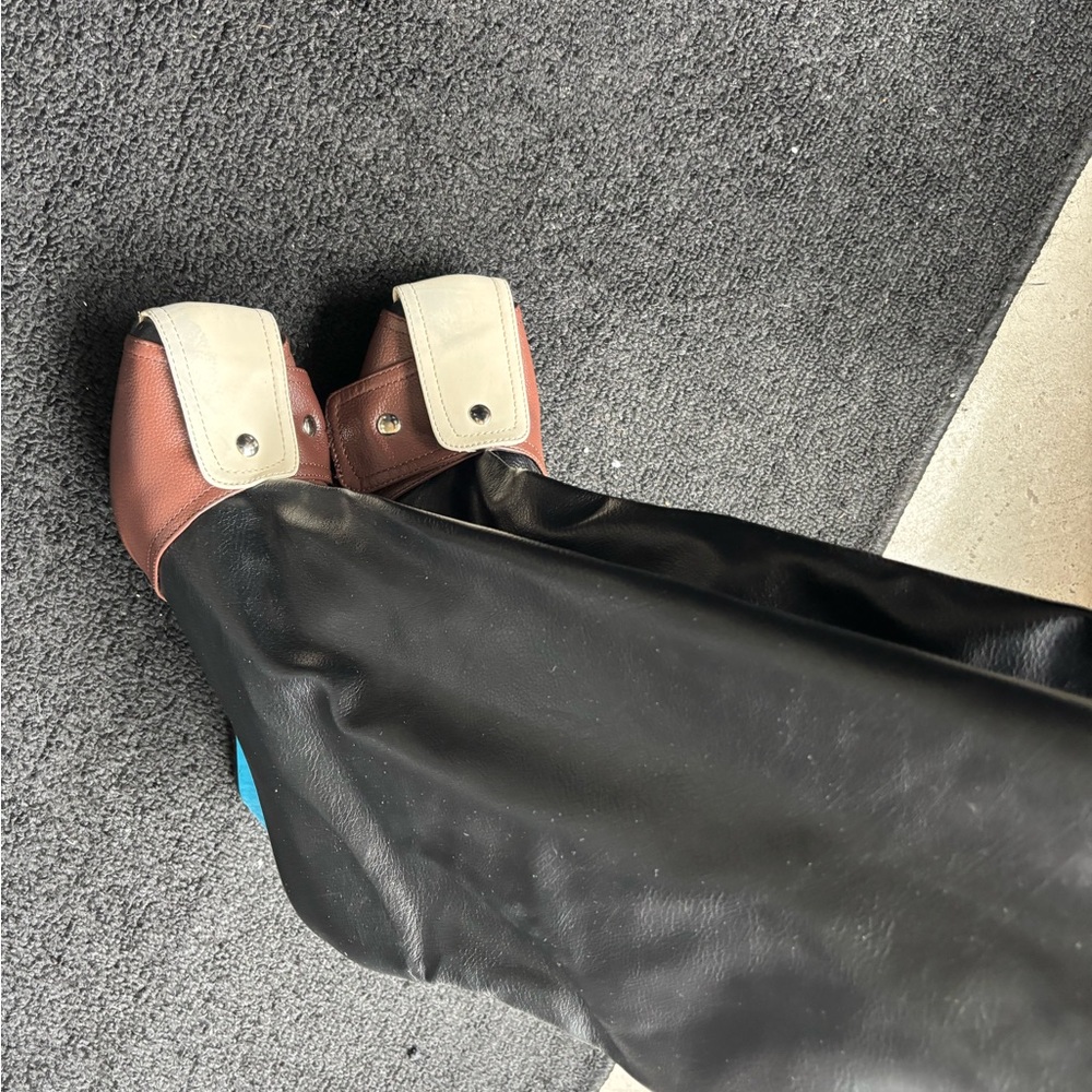 Men's Brown and Cream Shoes